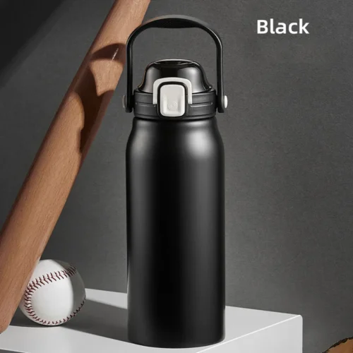 2L Tumbler Thermo Insulated Bottle With Straw – Stainless Steel