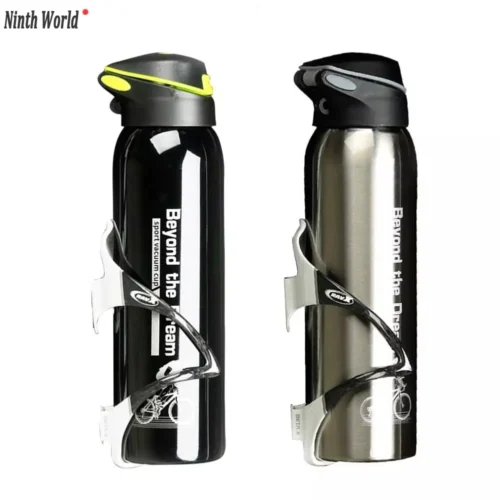 Bicycle Water Bottle Mountain Bike Kettle Cycling Thermos Warm Keeping Water Cup Sports Bottle 500ml Aluminum Alloy 0.5L