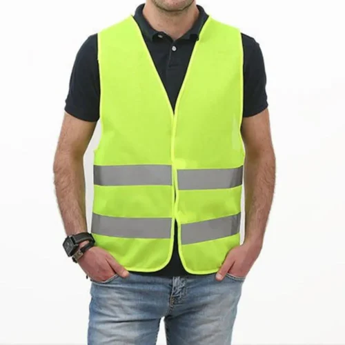 Safety Vest Yellow Visibility High Visibility