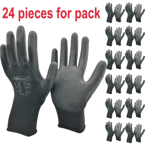 24 pieces/12 Pairs Safety Working Gloves