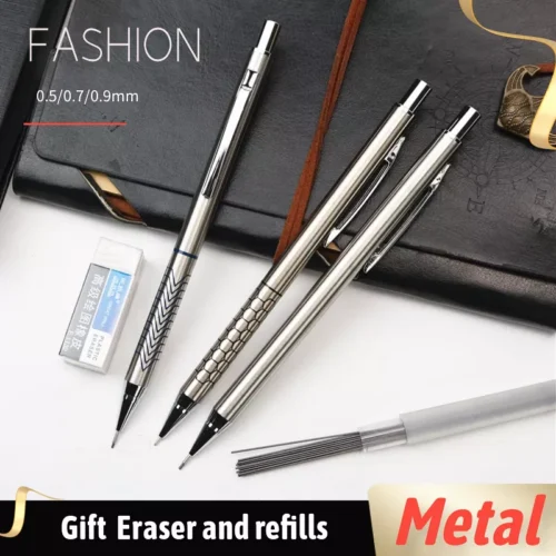 2PCS/Lot High-quality metal mechanical pencil