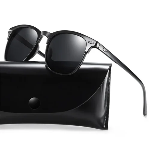 ZXWLYXGX Polarized Sunglasses Men 2021 Retro Mirror Square Sunglasses
