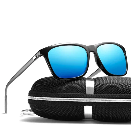 ZXWLYXGX Brand Men Aluminum Sunglasses Polarized UV400 Mirror Male Sun Glasses