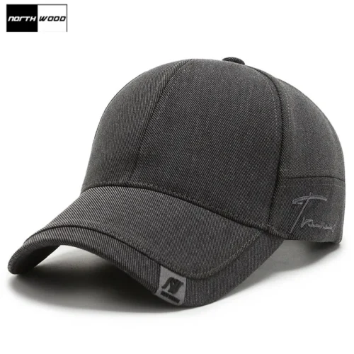 NORTHWOOD High-Quality Solid Baseball Caps for Men Outdoor Cotton Cap