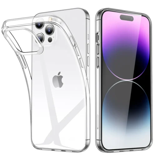 Transparent Phone Case For iPhone Soft TPU Silicone For iPhone Plus Back Cover Clear Case