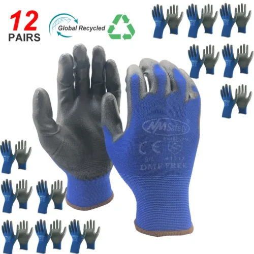 NMSAFETY 12 Pairs Working Protective Gloves