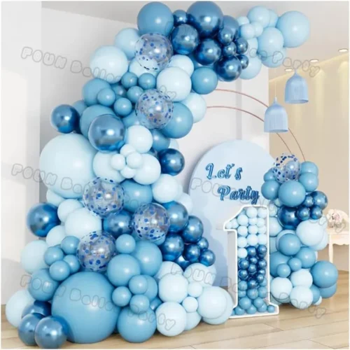 Blue Balloon Arch Kit Party Decoration
