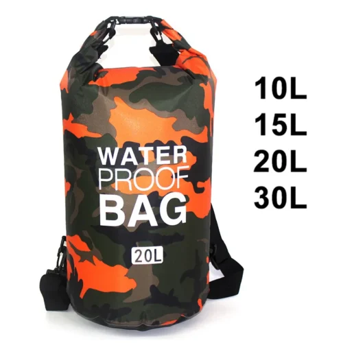 30L Waterproof Swimming Bag Dry Sack Camouflage