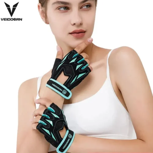 Gym Gloves for Men Women Weight Lifting Half Finger Breathable Anti Slip Training Fitness Workout Gloves