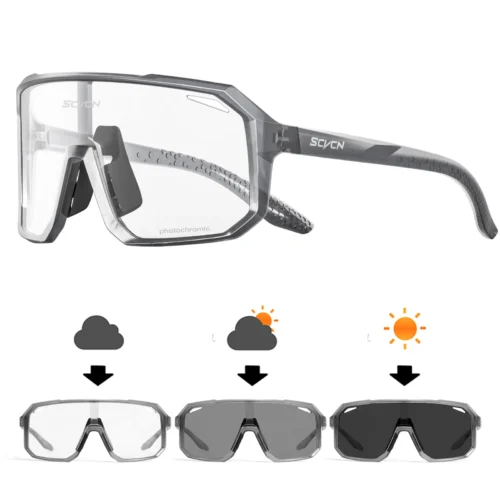 SCVCN Cycling Sunglasses Photochromic Glasses