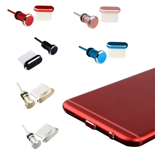 2PCS Type C Phone Charging Port 3.5mm Earphone Jack Sim Card USB C Dust Plug For Samsung S10 S9 S8 Huawei P10 P20 P30 Pro