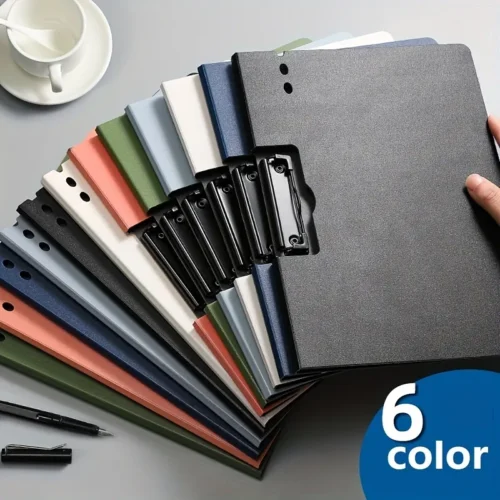 1pc A4 File Folders, Documents Organizer, Clipboard With Cover