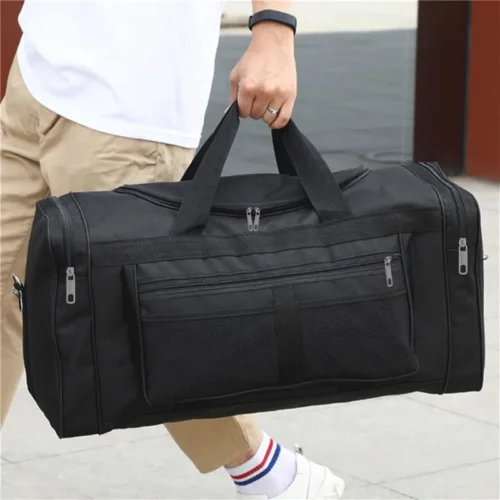 Women Men Nylon Travel Duffel Bag Carry-On Luggage Bag