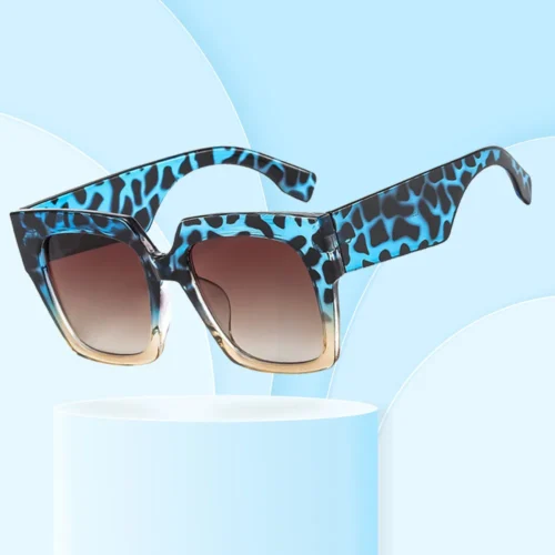 Brand Designer Sunglasses Woman Vintage Black Mirror Sun Glasses
