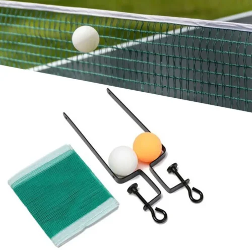 Professional Standard Portable Table Tennis Net Ping Pong Mesh With 2 Balls Sports Equipment Simple Support Trainning Set