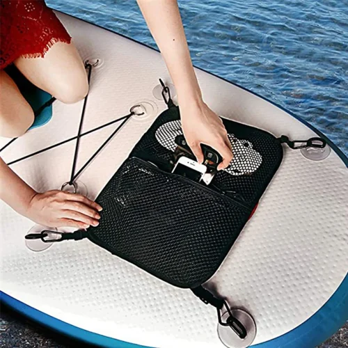Surfboard Mesh Bag Kayak Surfing Storage Bag Stand Up Paddle Board Deck Bag SUP Paddleboard Surfboard Mesh Bag Kayak Accessories