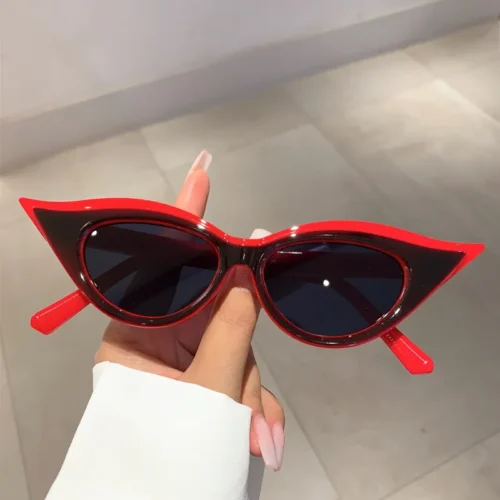KAMMPT Cat Eye Women Sunglasses 2023 New in Fashion Retro Hip-hop Ladies Shades