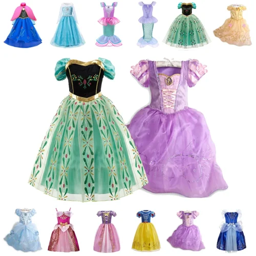 Girls Princess Dress Party Fancy Dress