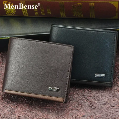 NEW Men’s PU Leather Wallets Business Card Holder