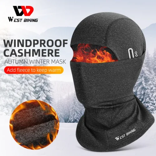 WEST BIKING Winter Warm Balaclava Hat Breathable