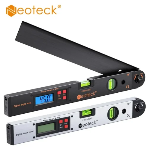 Neoteck 0-225° LCD Digital Protractor Spirit Level