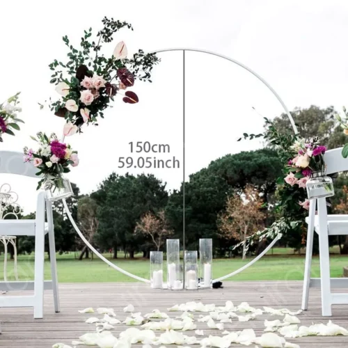 Round Balloon Arch Kit Holder Bow of Balloon Circle Wreath Balloon Stand Support Wedding Birthday Party Decor Baby Shower.