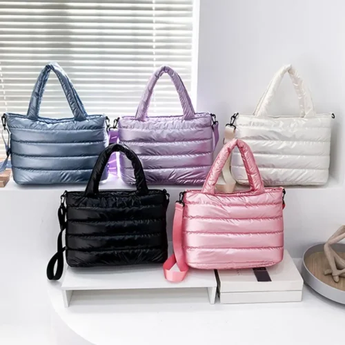 Women Quilted Tote Bag travel