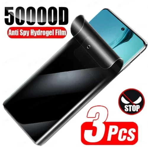3Pcs Anti Spy Hydrogel Film For Samsung Galaxy Ultra Privacy Screen Protector