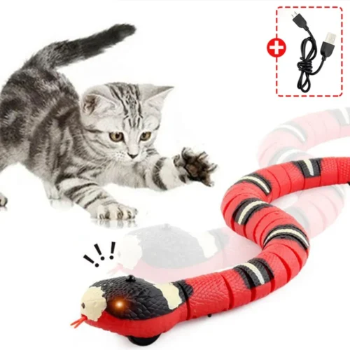 Smart Sensing Cat Toys Interactive Automatic Eletronic Snake