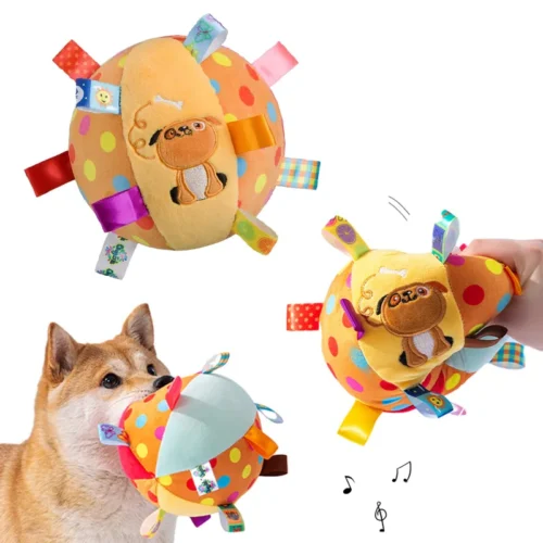 Interactive Ball Toy for Aggressive Chewers – Bite Resistant