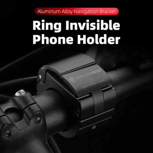 Bicycle Mobile Phone Rack Holder Aluminum Alloy Ring Shaped Mountain MTB Bike Cycling Phone Mount Navigation Bracket Accessories