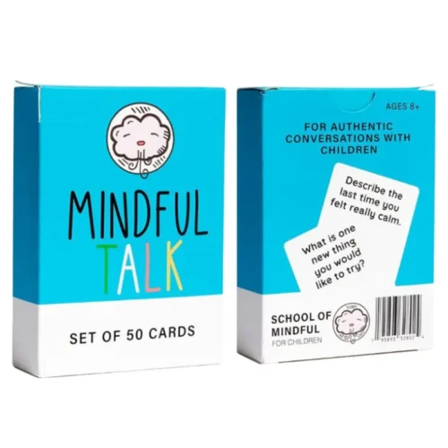 50 Cards Mindful Talk English Version of Mindful Talk Children’s Card Game Family Party Leisure Cards Gifts