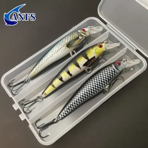 1pc/3pcs 13g Fishing Lure Colorful Printing Sinking Minnow Artificial Bait Cool Fishing Tackle