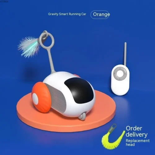 Remote Smart Cat Toy,Active Rolling Car