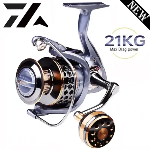 High Quality,Max Drag 21KG, Alloy Spool,Fishing Reel,5.2:1 Gear Ratio, High Speed,Spinning Reel,Casting Reel,Carp For Saltwa