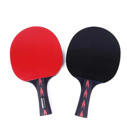 HUIESON 6 Star 2Pcs Carbon Table Tennis Set Super Powerful Ping Pong Raet Bat For Adult Club Training New Upgraded
