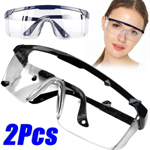 2Pcs Anti-Splash Work Safety Glasses