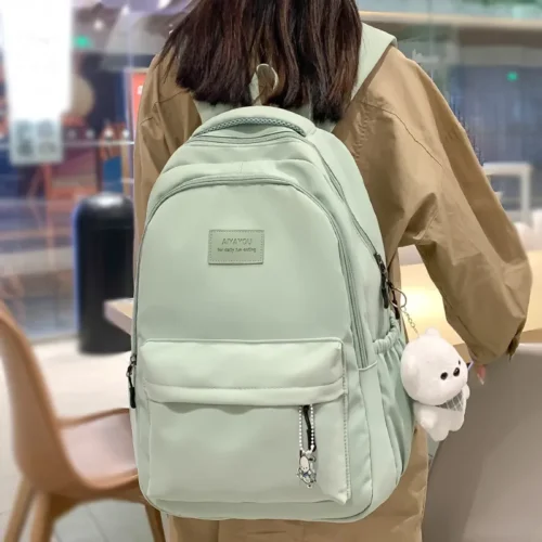 New Female Fashion Lady High Capacity Waterproof College Backpack