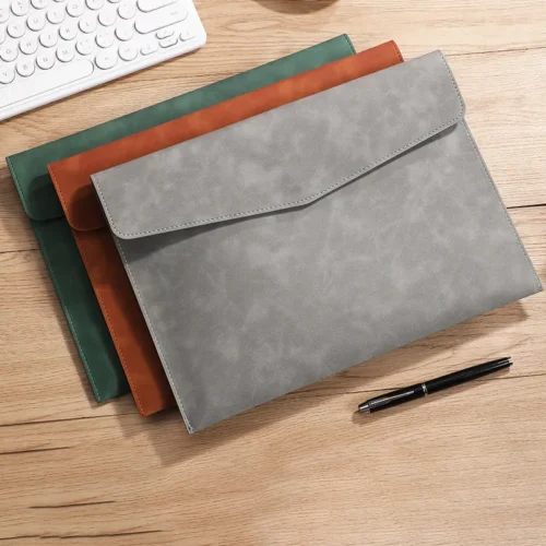 A4 Leather File Folder