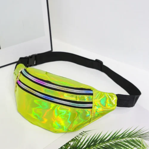 Holographic Fanny Pack Bag Travel