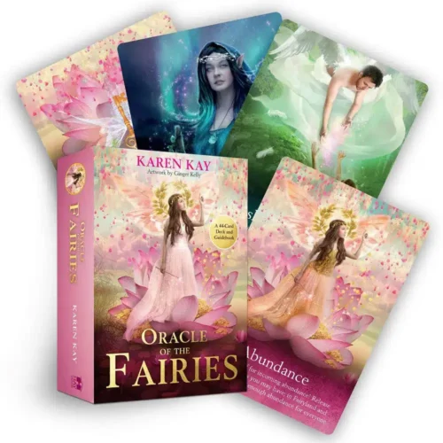 Newest Fairies Oracle Cards 44 Cards Fate Divination Tarot Card Table Game With Online Guidebook For Adult Children Game Gift