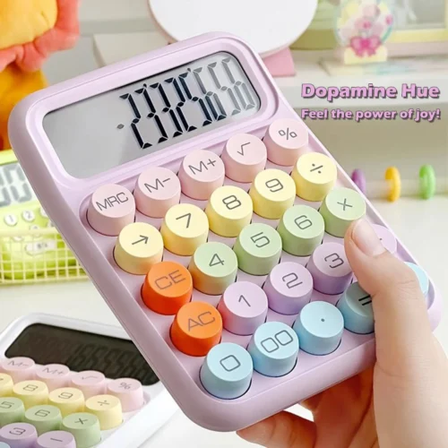 Ins Dopamine Candy Color Calculators Large Display