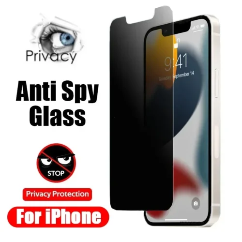 Anti-Spy Screen Protector For iPhone Privacy Tempered Glass For iPhone
