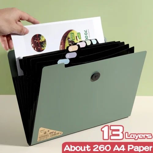 5/8/13 Layers A4 File Folder Storage Bag