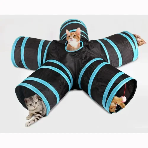 Wear-resistant Cat Play Tunnel Foldable