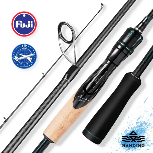 HANDING Magic L Spinning Casting Fishing Rod 1.98-2.44M UL/L/ML/MH/M 2 PCS Fishing Pole MF/F Lure Weight 1.5-40G