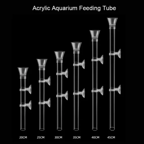 Acrylic Aquarium Feeder Tube