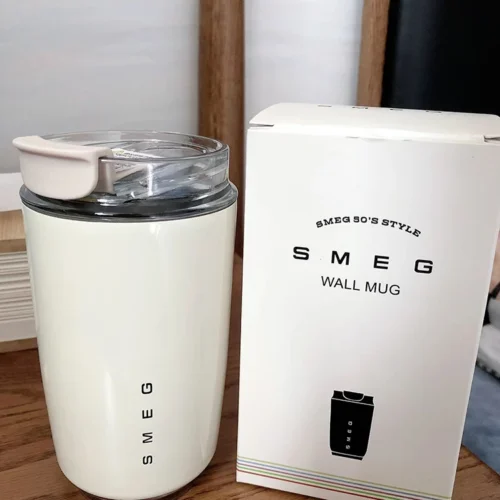 SMEG Stainless Steel Insulated Thermos Travel Coffee Cup
