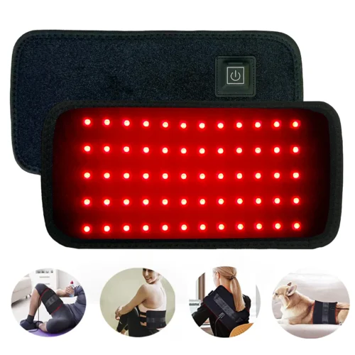LED Red Light Therapy Belt for Pain Relief 660nm 850nm Red Infrared Light Pad