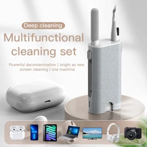 3 In 1 Phone Cleaner 3 In 1 Earbuds Cleaning Pen Set Air Pod Cleaner Kit With Soft Brush And Touchscreen Cleaner For Charging